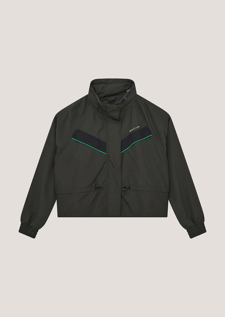 P.E NATION - SHELTER JACKET - Caviar