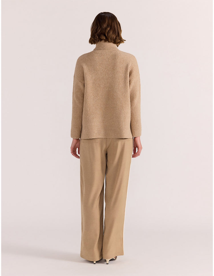 STAPLE THE LABEL - BROMLEY RELAXED PANTS - Camel