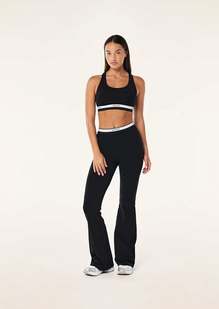 P.E NATION - AVANT FLARE LEGGING - Black