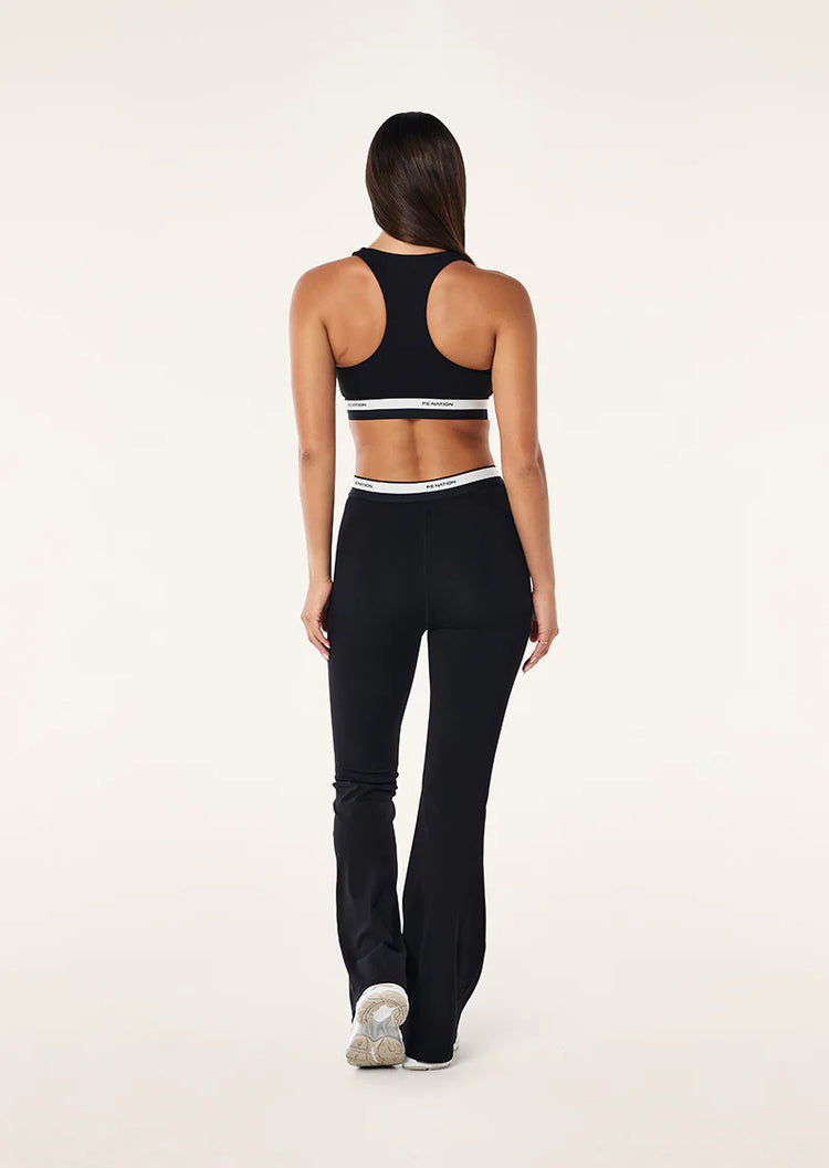 P.E NATION - AVANT FLARE LEGGING - Black
