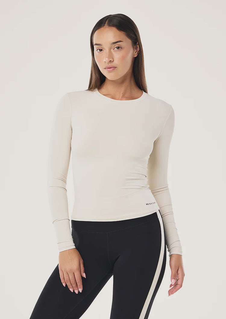 P.E NATION - FOUNDATION L/S TOP - Cloud