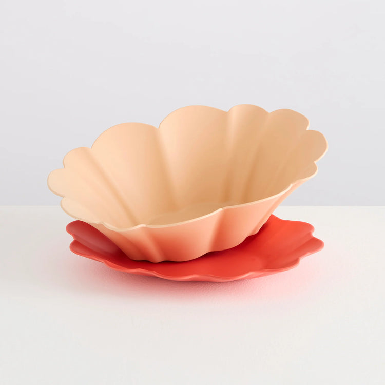 MAISON BALZAC - CLOUD SERVING BASKET - CARAMEL