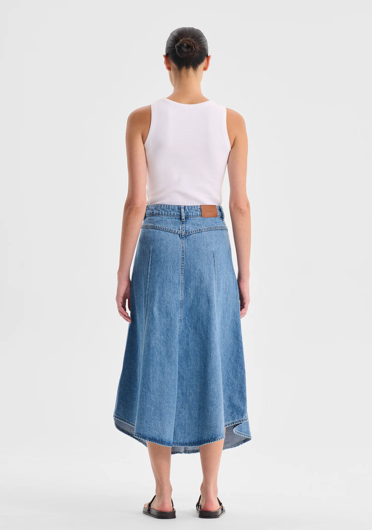 MORRISON - JACQUE DENIM SKIRT - Light Blue
