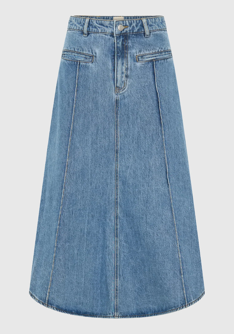 MORRISON - JACQUE DENIM SKIRT - Light Blue