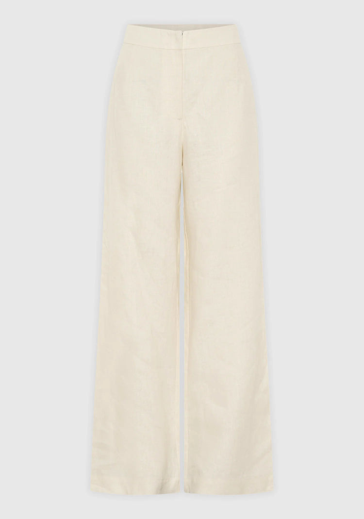 MORRISON - YASMIN LINEN PANT - Ecru