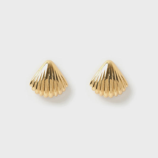 ARMS OF EVE Perla Gold Shell Earrings