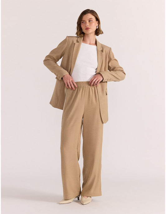 STAPLE THE LABEL - BROMLEY RELAXED PANTS - Camel