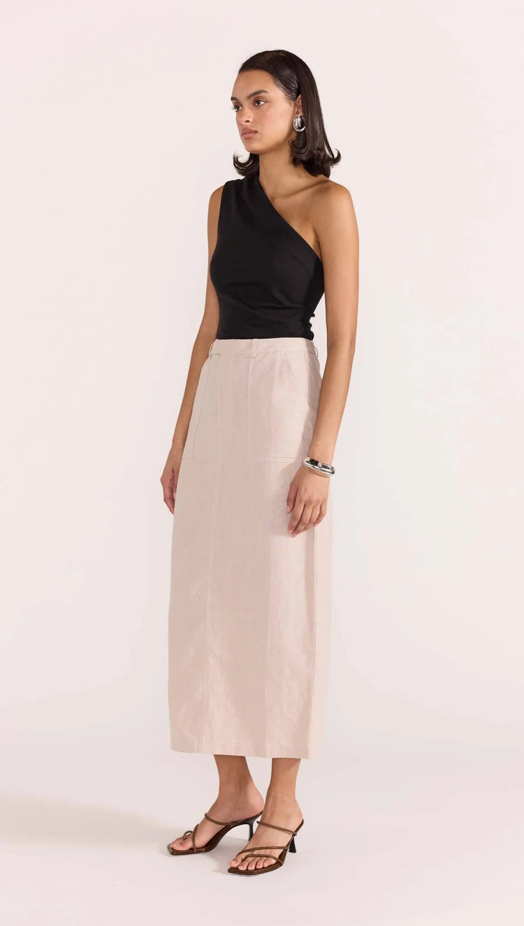 STAPLE THE LABEL - ENNA MAXI SKIRT - Stone