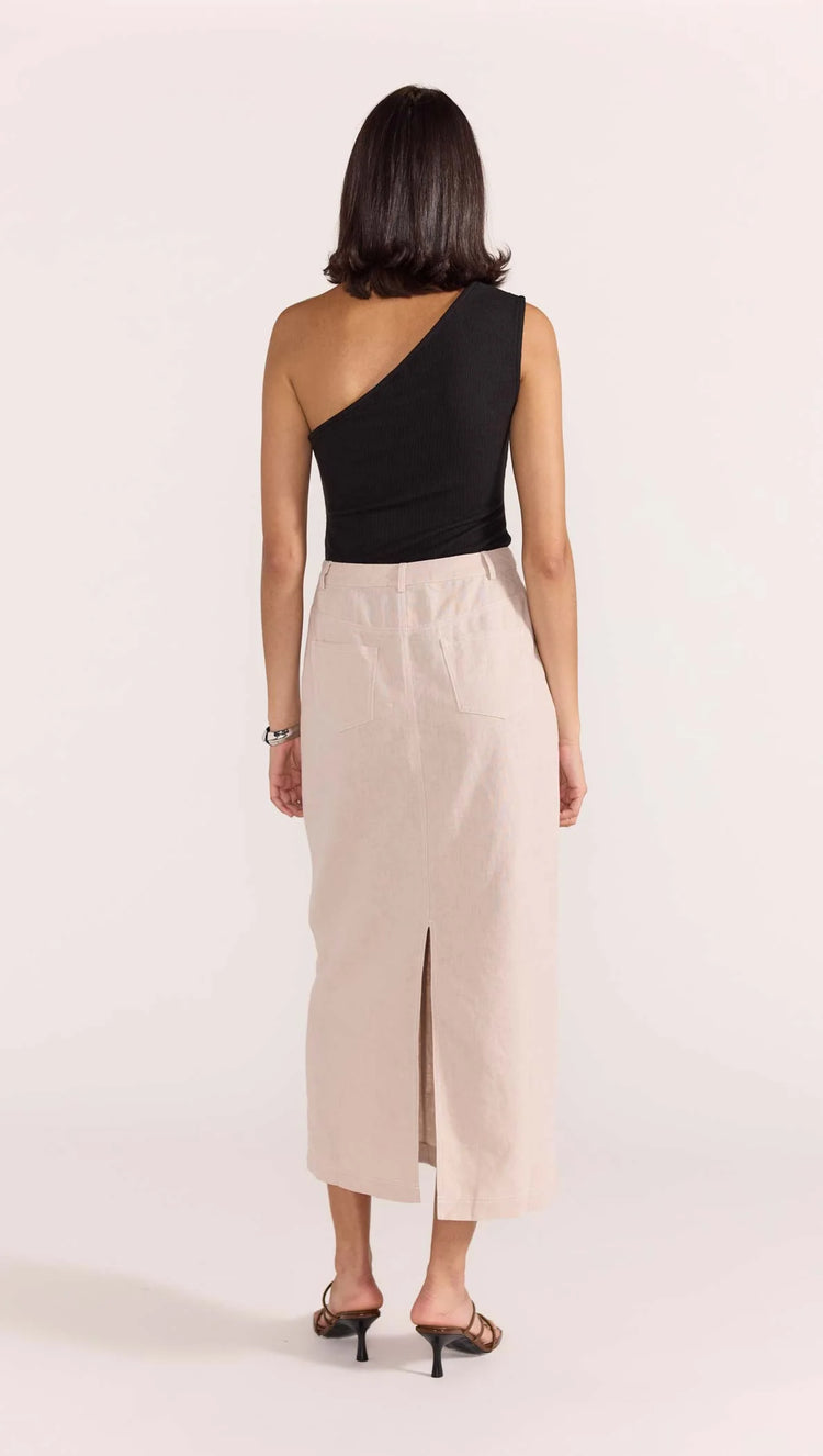 STAPLE THE LABEL - ENNA MAXI SKIRT - Stone