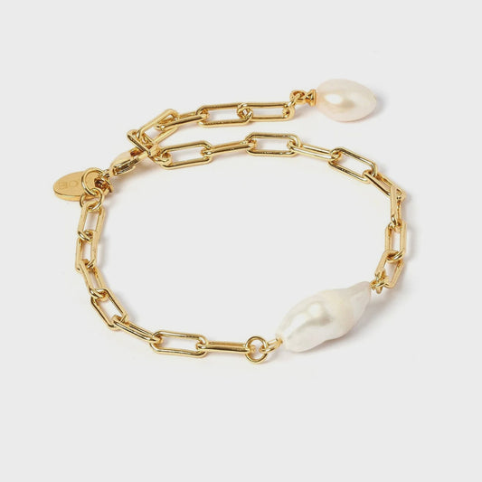 ARMS OF EVE - DANIELLE BRACELET - Gold & Pearl