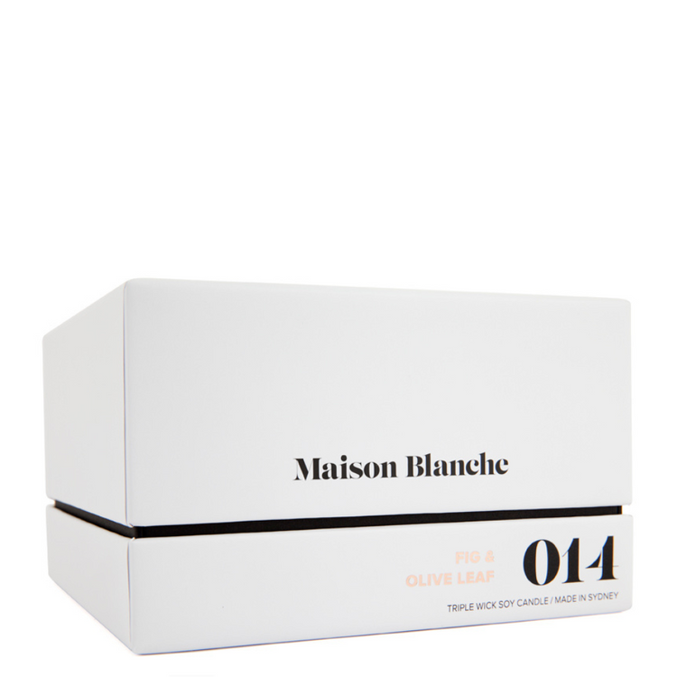 MAISON BLANCHE Fig & Olive Leaf DELUXE CANDLE