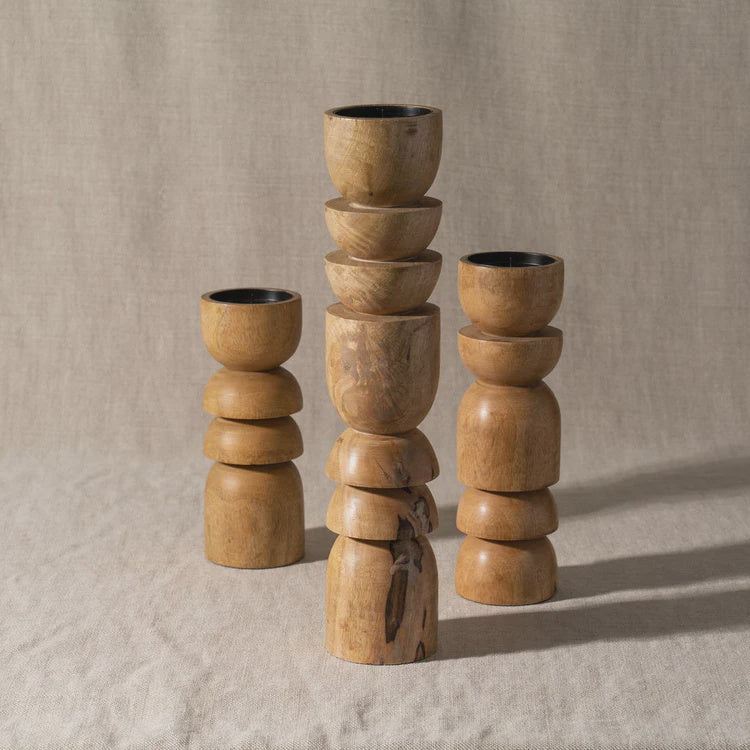 SAARDE - ALEV CANDLE HOLDER - Natural