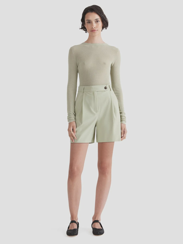 ENA PELLY Jade Tailored Bermuda Short Sage