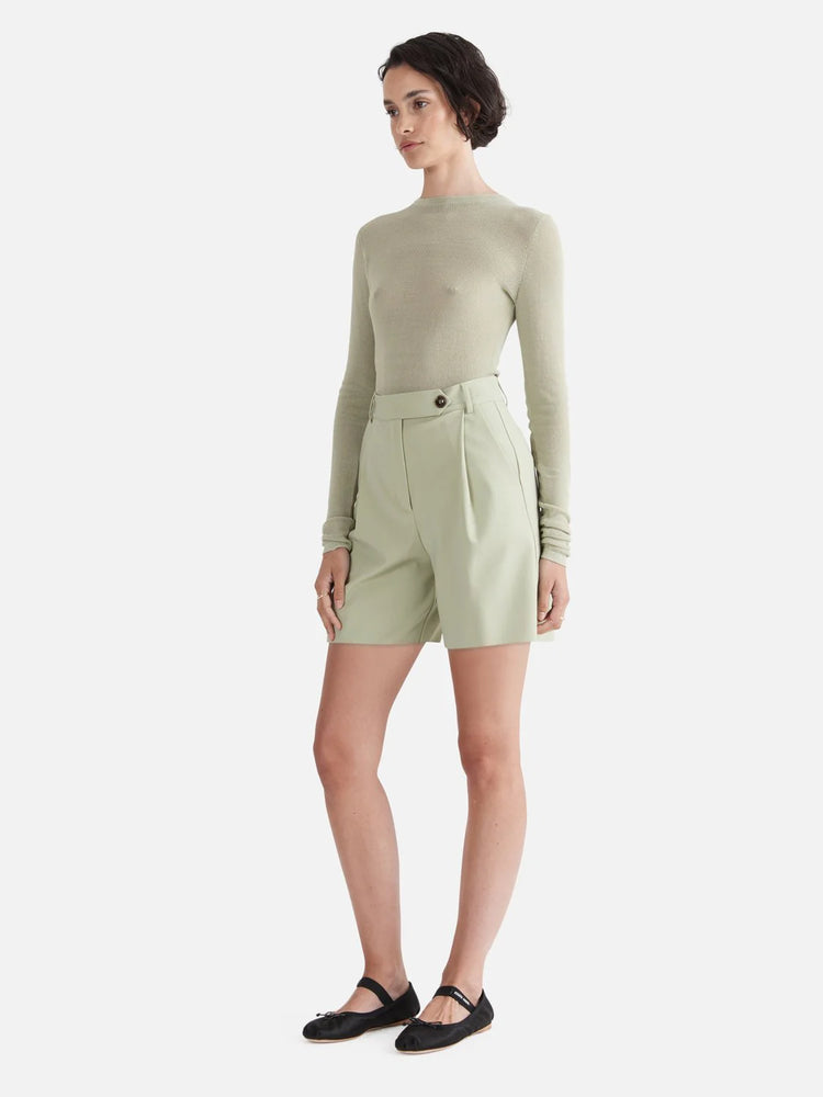 ENA PELLY Jade Tailored Bermuda Short Sage