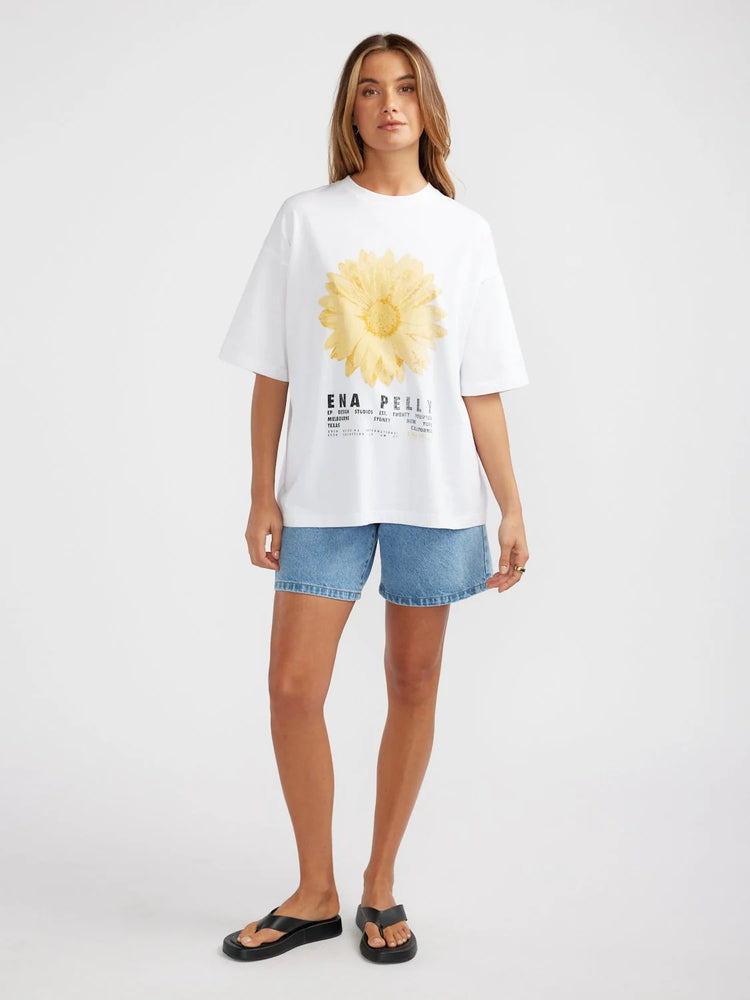 ENA PELLY - FLORA TEE - White