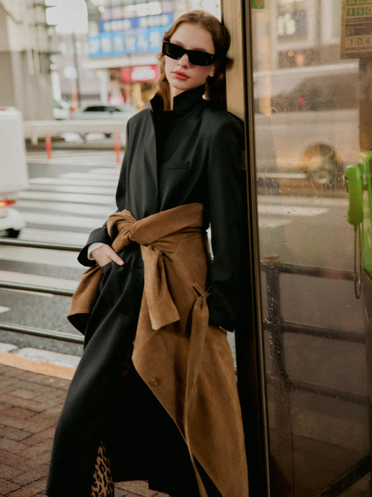 ENA PELLY - RITCHIE BAZER COAT - Black