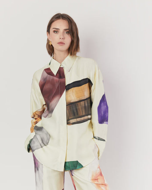 ROMY - GEMSTONE OVERSIZED SHIRT - Print 2.0