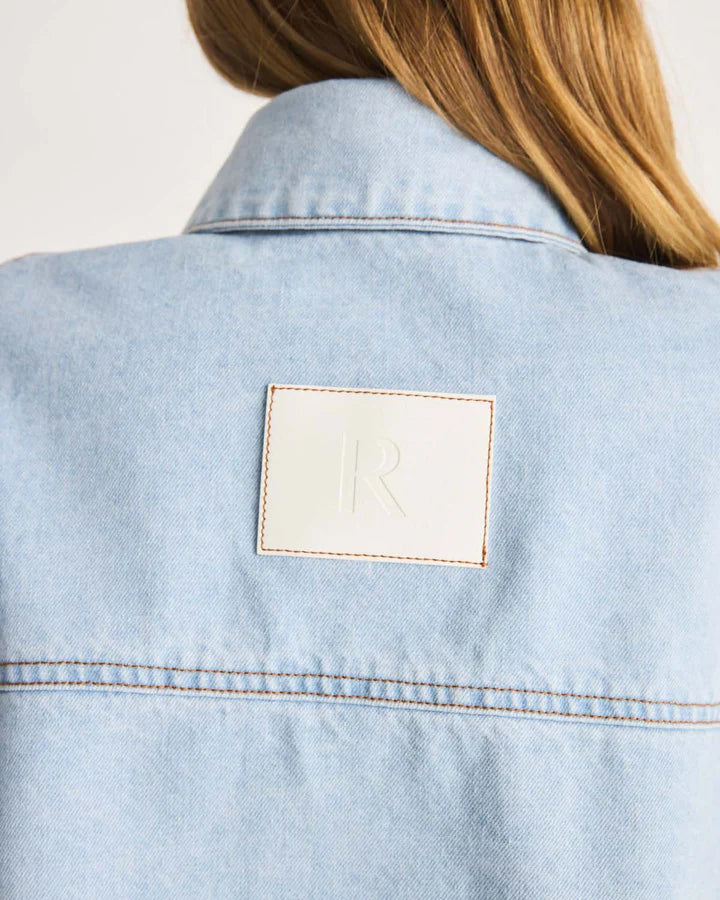 ROMY - DENIM SHIRT - Light blue