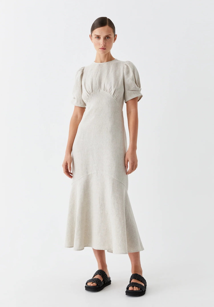 MORRISON - BODHI LINEN DRESS - Natural