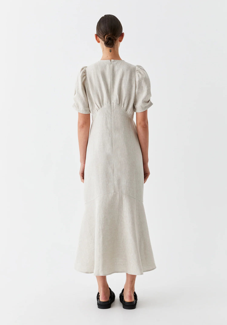 MORRISON - BODHI LINEN DRESS - Natural