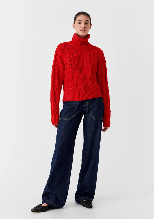 MORRISON - OSLO PULLOVER - Flame