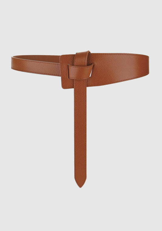 MORRISON Katya Leather Belt TAN