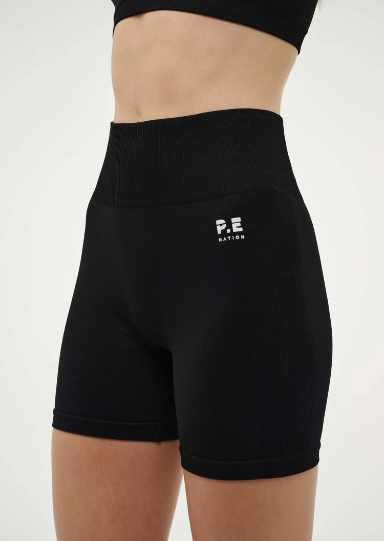 P.E NATION Seamless 5" Bike Short Black