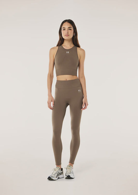 P.E NATION - RESTORE SEAMLESS LEGGING - Walnut