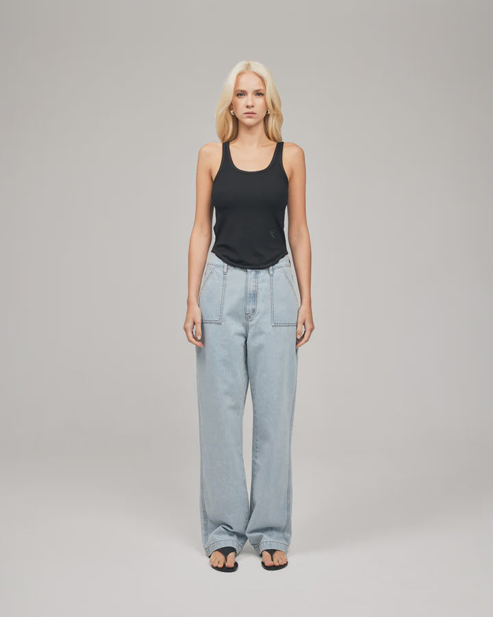 ROMY - STRAIGHT LEG JEAN - Light Blue