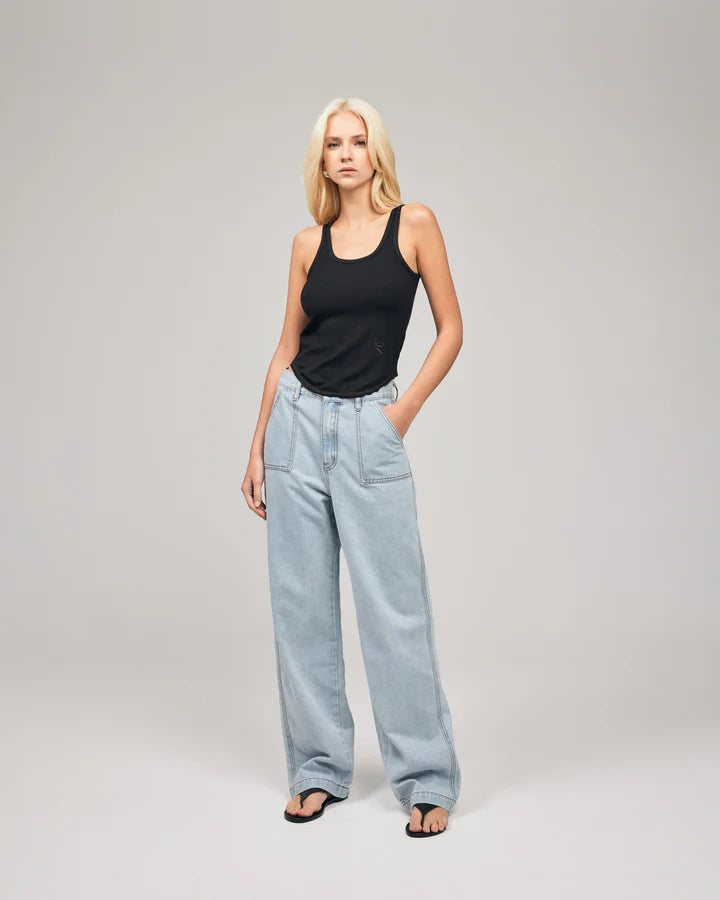 ROMY - STRAIGHT LEG JEAN - Light Blue