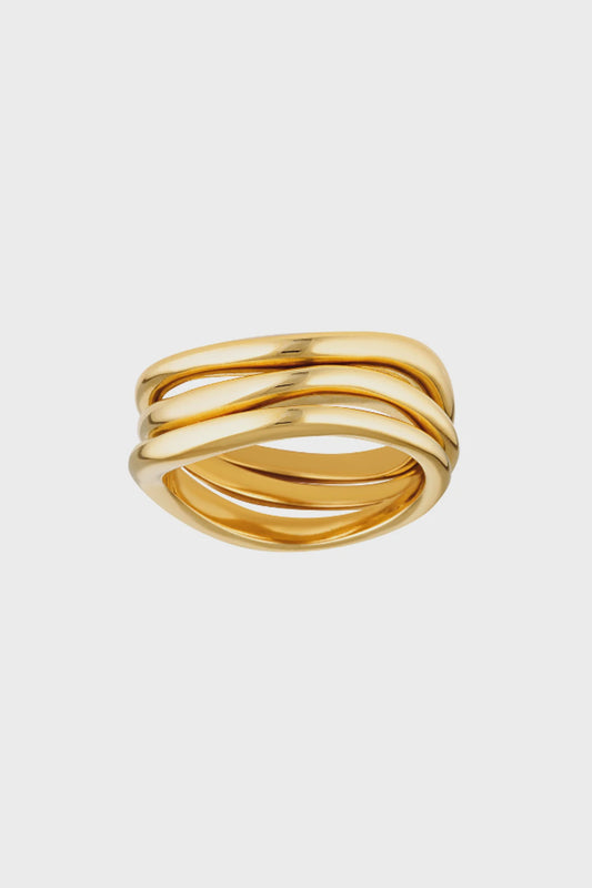 PORTER Triple Wave Ring