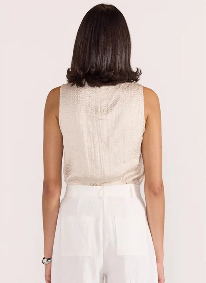 STAPLE THE LABEL THALIA TOP Beige