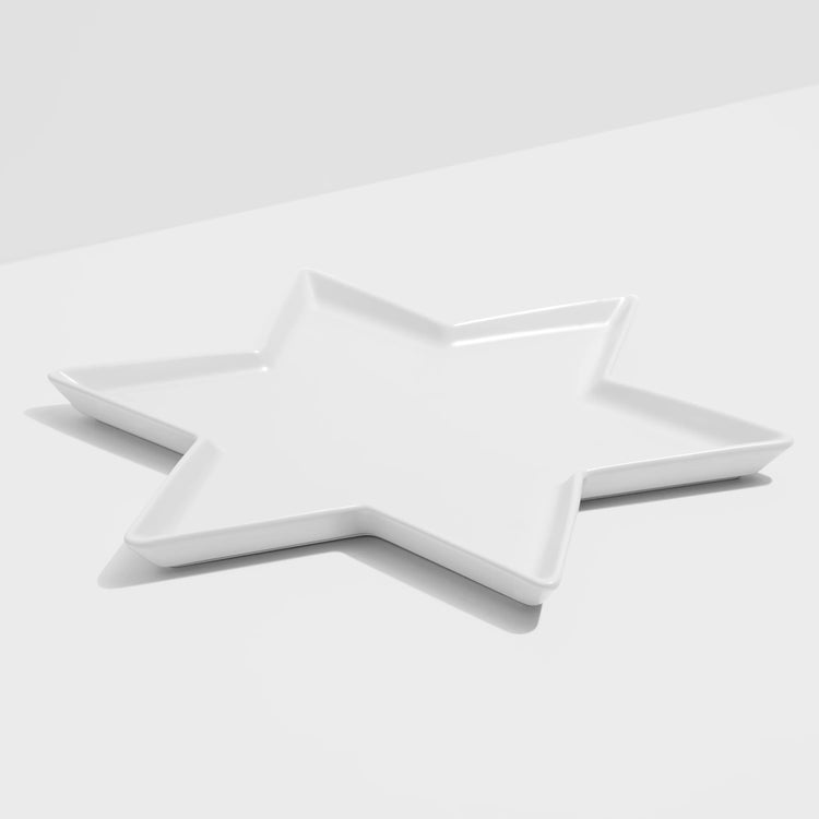 FAZEEK - STAR PLATTER - White