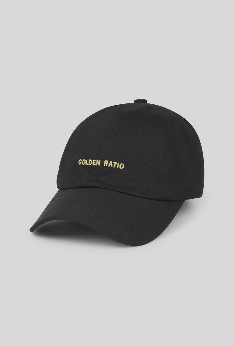 SILK LAUNDRY - DAD HAT GOLDEN RATIO - Black