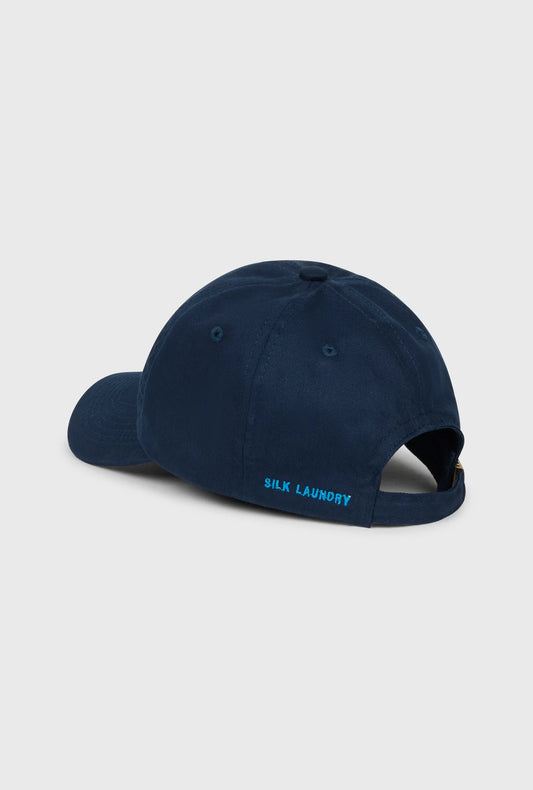 SILK LAUNDRY - DAD HAT MATH - Navy