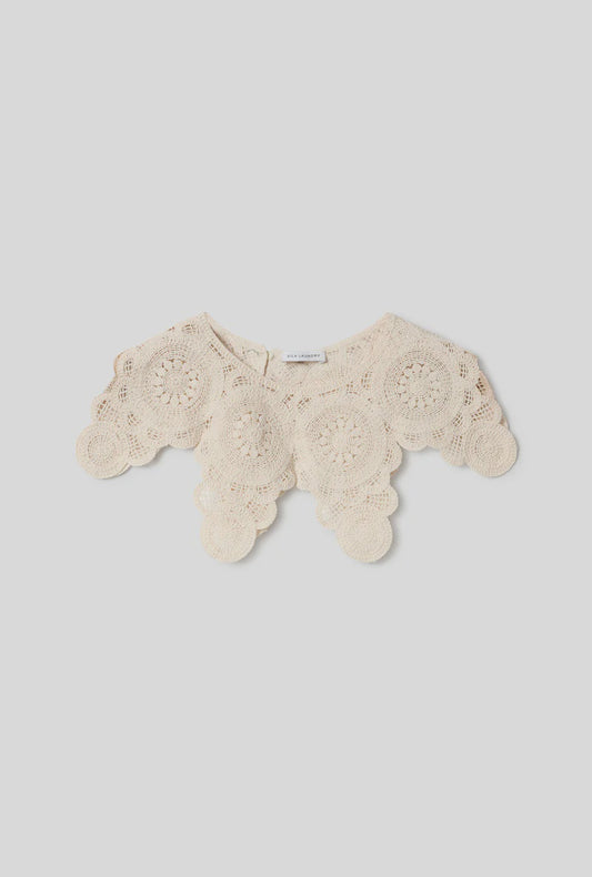 SILK LAUNDRY - DOILIES COLLAR - Off White