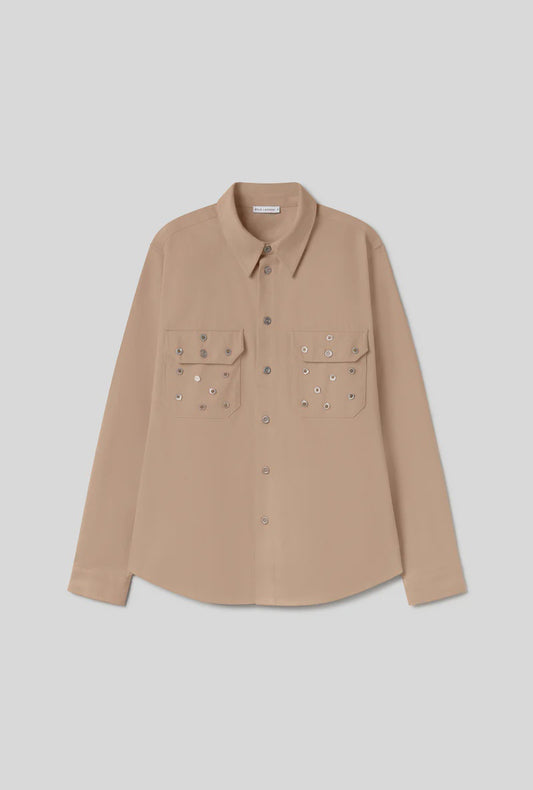 SILK LAUNDRY - PEARL SHIRT - Sand