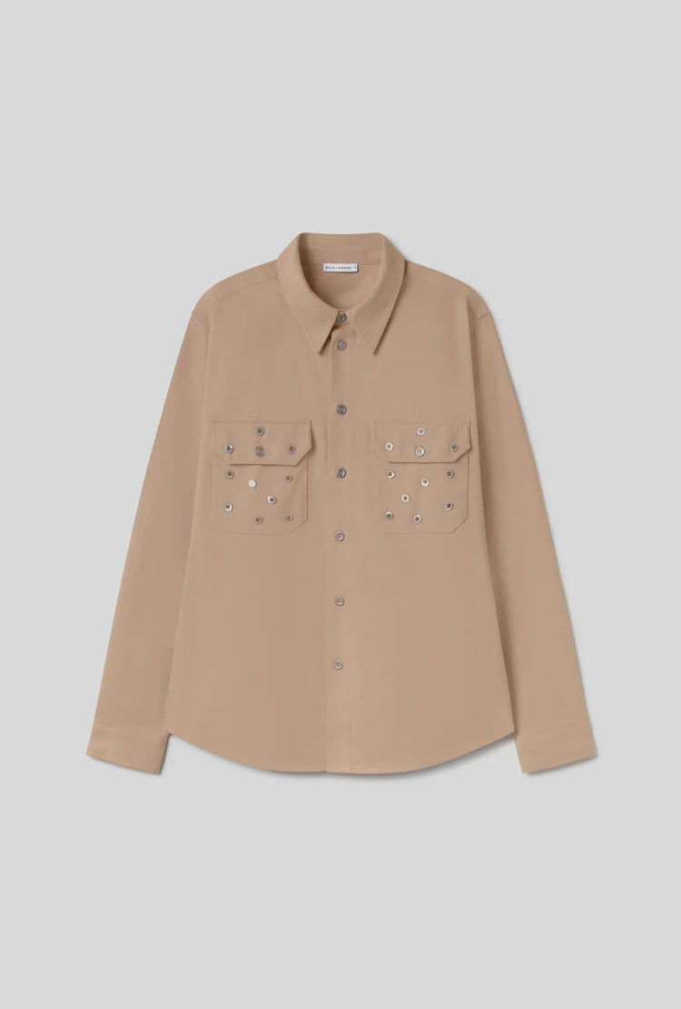 SILK LAUNDRY - PEARL SHIRT - Sand