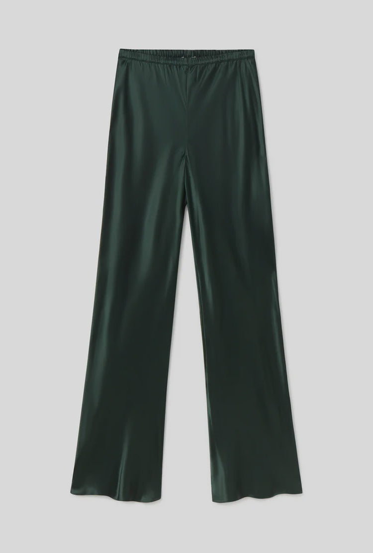 SILK LAUNDRY - BIAS CUT PANTS - Scarab