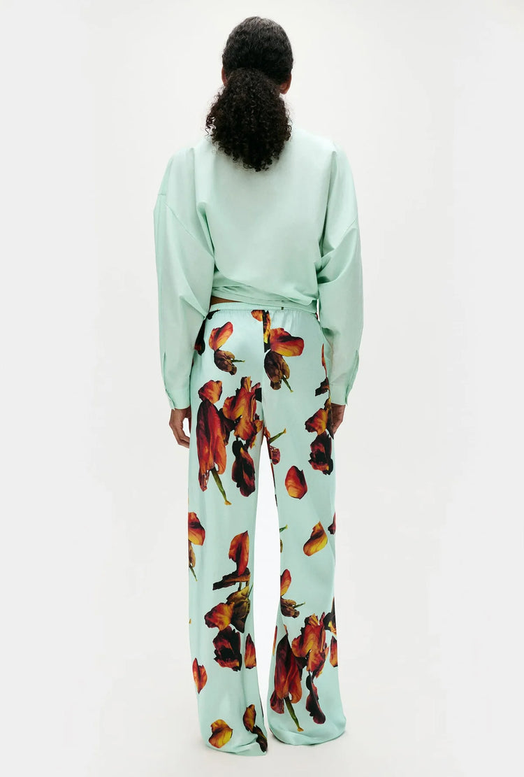 SILK LAUNDRY - BIAS CUT PANTS - Tulipa Dew