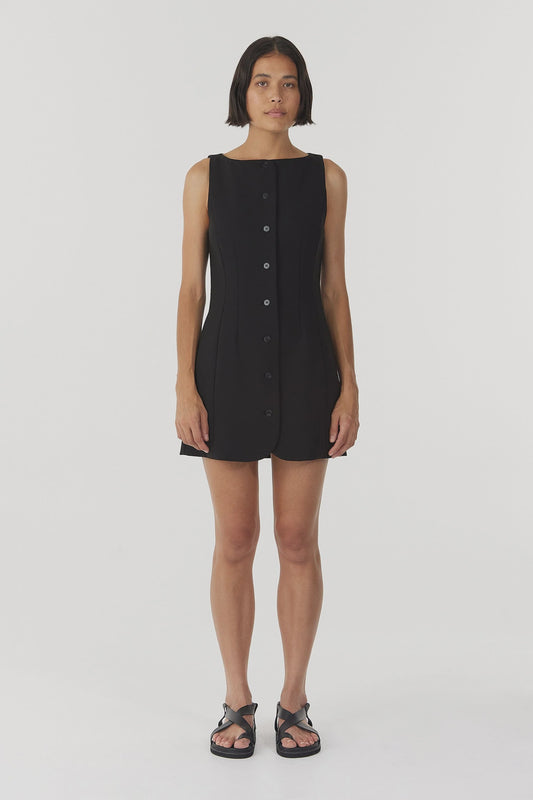 THIRD FORM - SKYLINE TAILORED MINI DRESS - Black