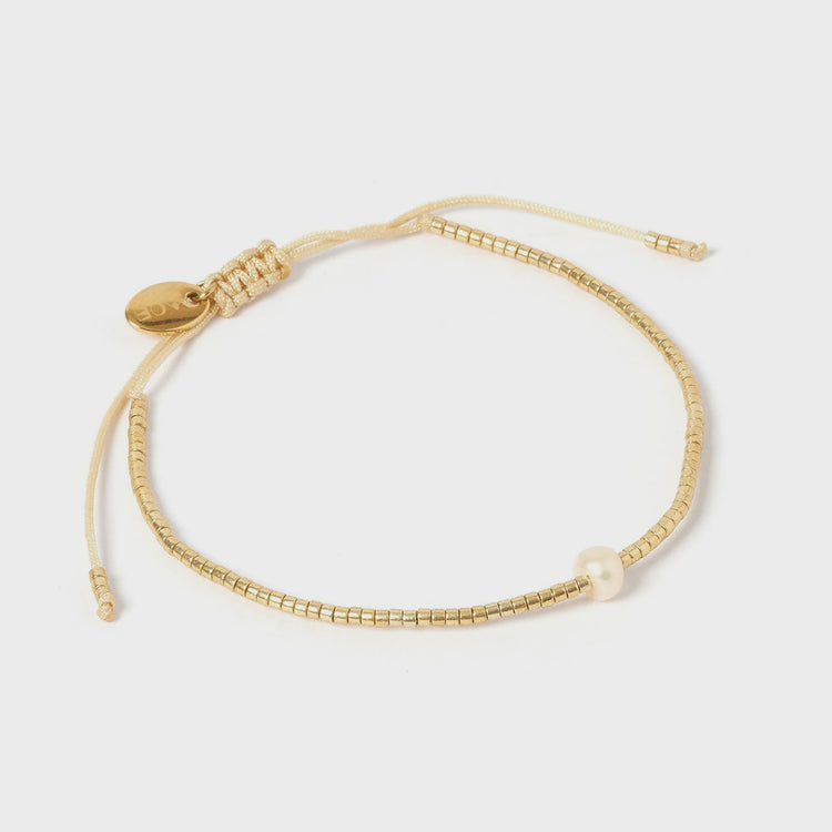 ARMS OF EVE - RIVER BRACELET - Gold & Pearl